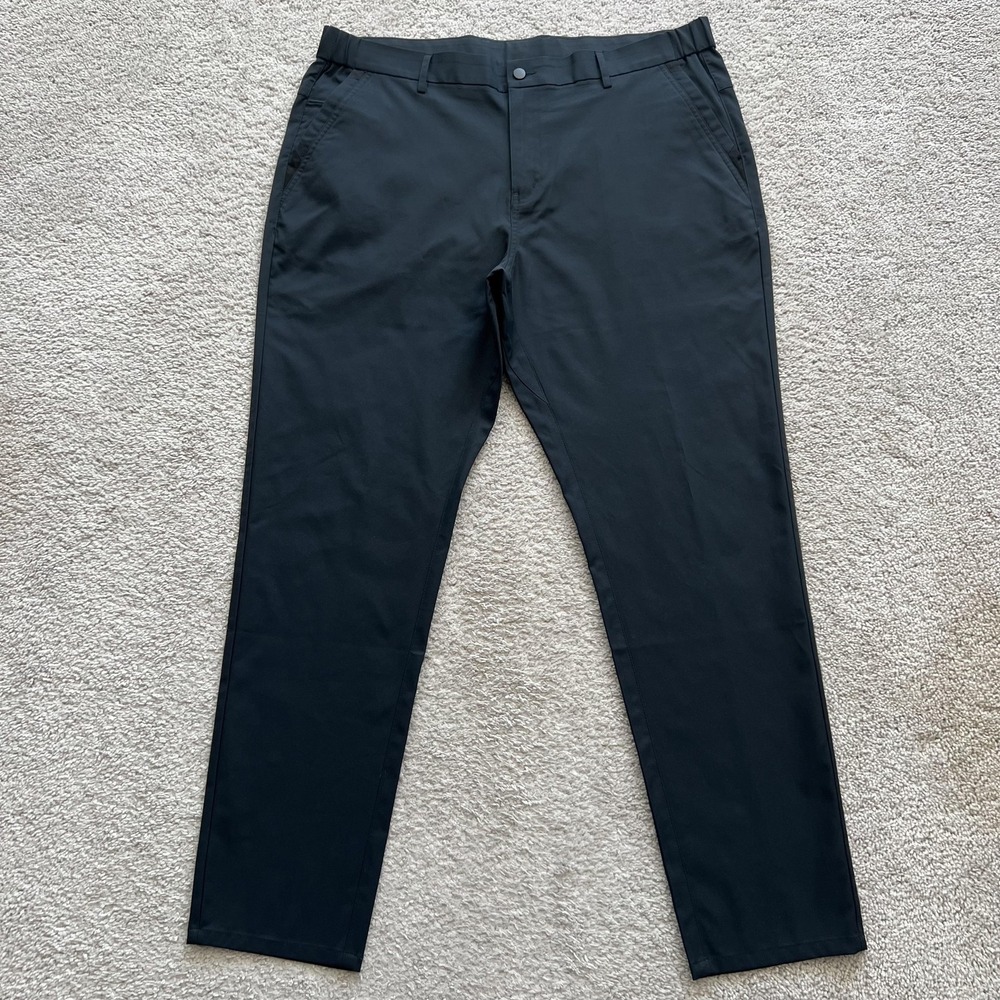 Jack Archer Pants Mens 38x32 Space Black Slim Fit Stretch Chino Casual